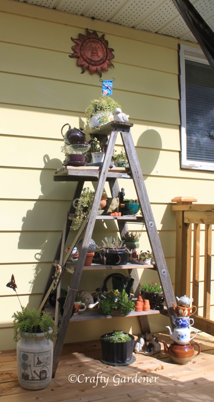 the ladder planter