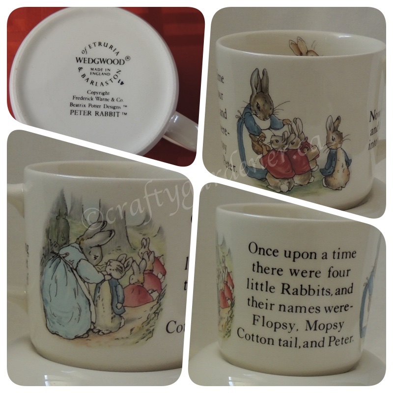 Beatrix Potter mug at craftygardener.ca