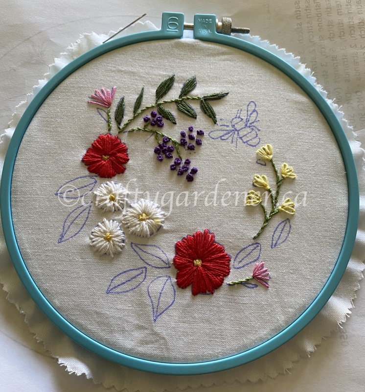embroidery at craftygardener.ca