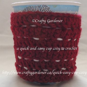 Quick and Easy Cup Cozy