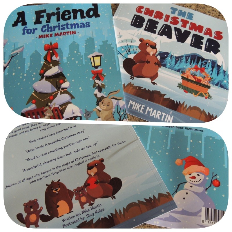 A Friend for Christmas and The Christmas Beaver by Mike Martin