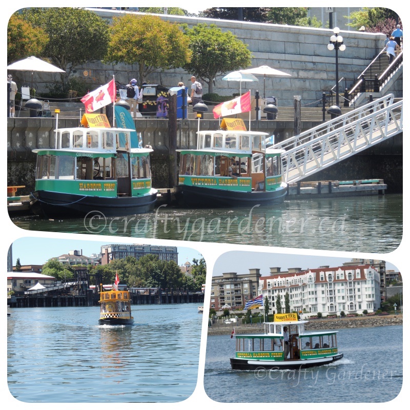 the harbour taxis at Victoria Harbour, British Columbia