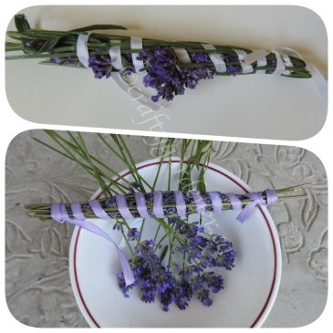 Making Lavender Wands