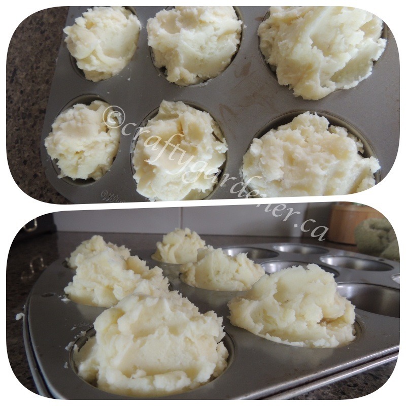 freezing portions of mashed potatoes at craftygardener.ca