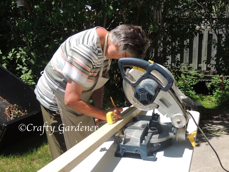 using power tools at craftygardener.ca