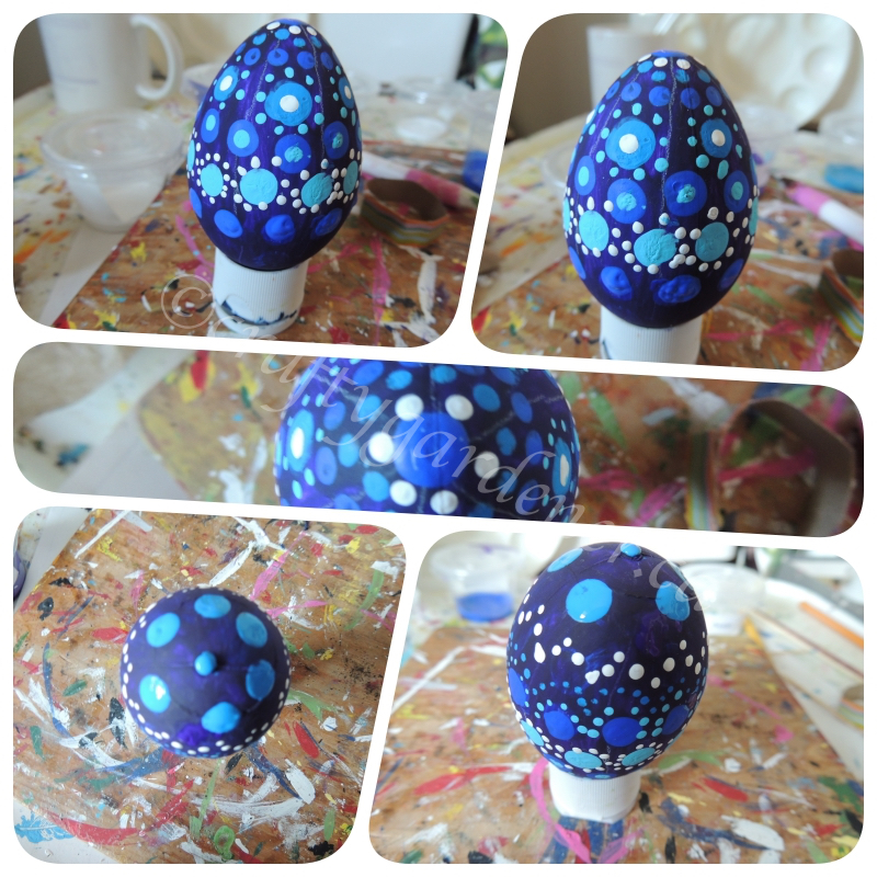 painted egg craft at craftygardener.ca