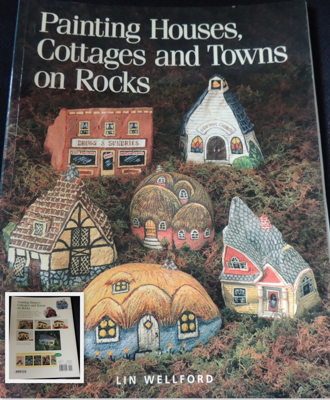 Painting Houses, Cottages and Towns on Rocks by Lin Wellford
