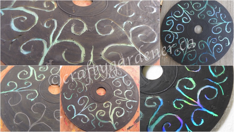 how to do scratch art on a cd at craftygardener.ca