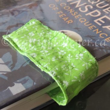 Sewing: Making a Weighted Bookmark