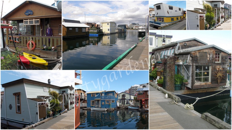 the float homes at Victoria harbour, British Columbia